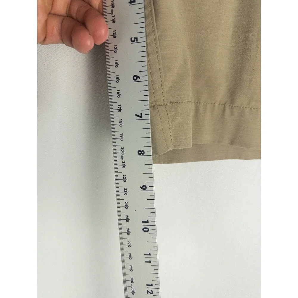 Faherty All Day Shorts Mens 33 Khaki Drawstring Stretch Coastal Resort